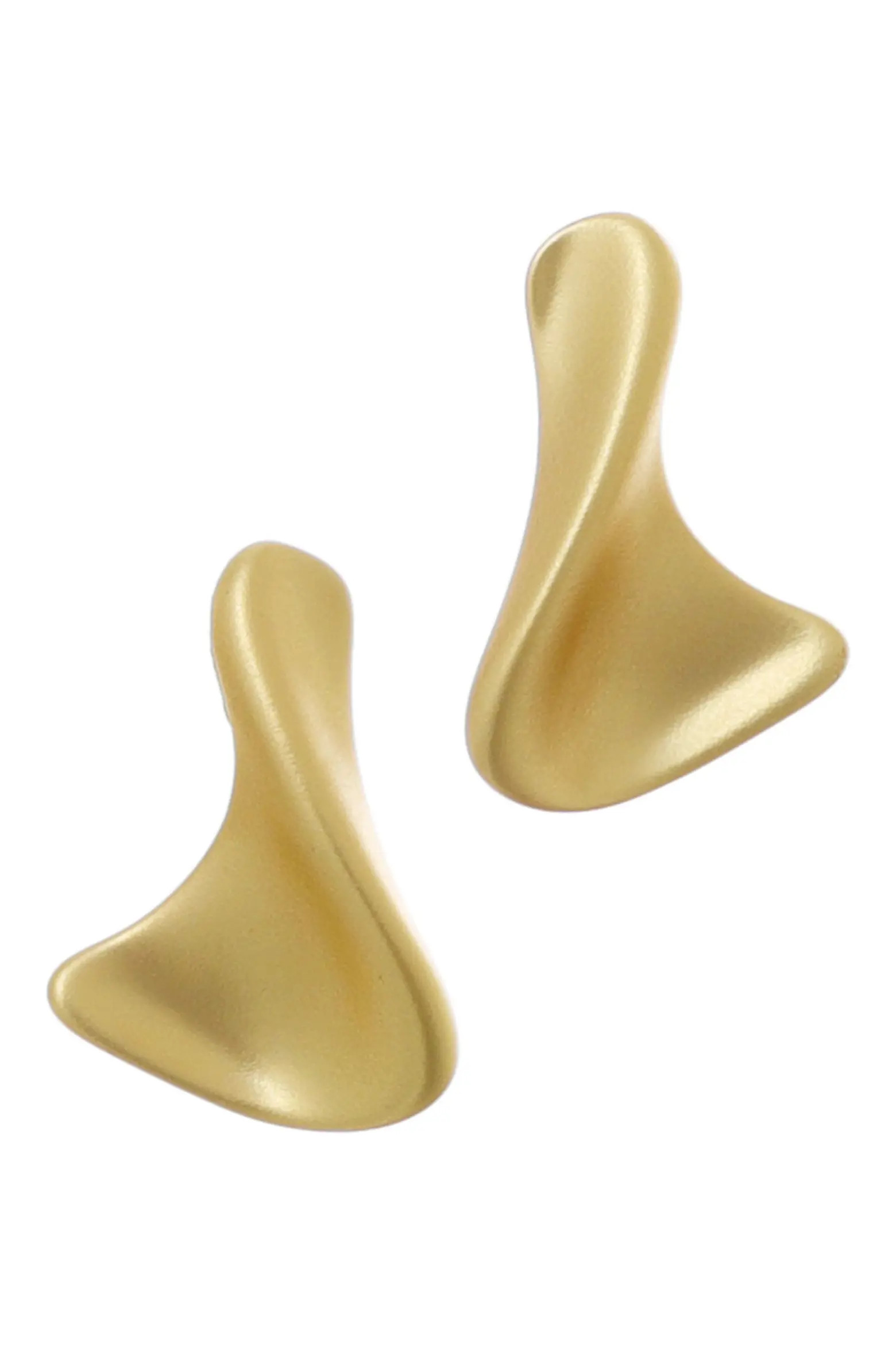 14K Gold Plated Twisted Stud Earrings (Women) | Nordstromrack | Nordstrom Rack