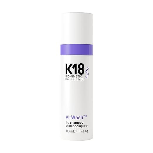 K18 AirWash™ Dry Shampoo, Non-Aerosol, Balances Scalp & Controls Excess Oil Production | Amazon (US)