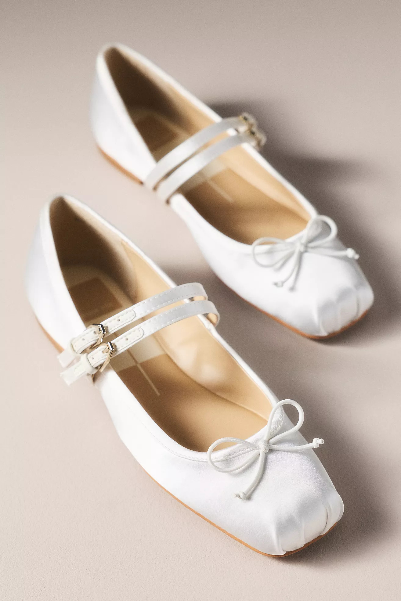 Dolce Vita Gibsen Satin Ballet Flats | Anthropologie (US)