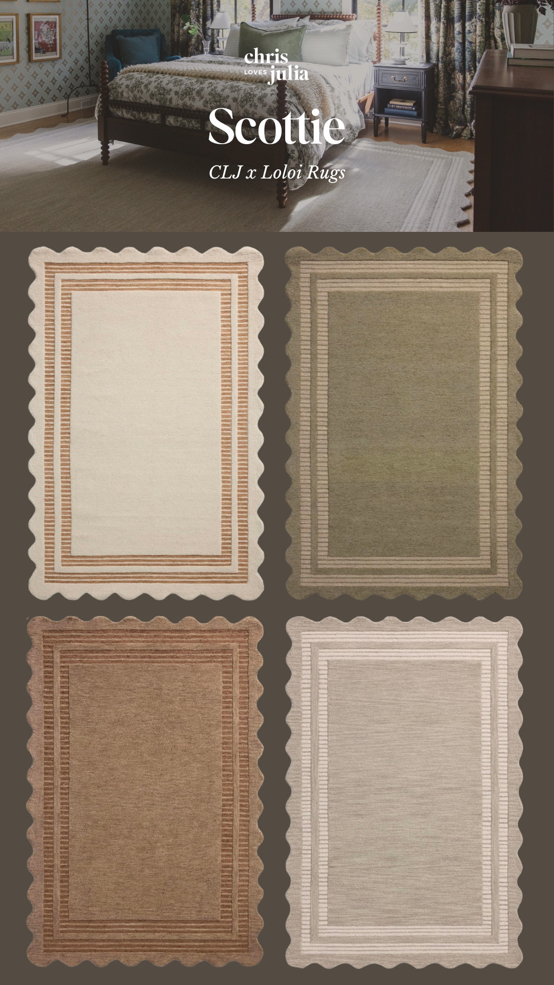 Introducing the CLJ x Loloi Scottie Collection 🤎

#LTKSaleAlert #LTKHome #LTKStyleTip