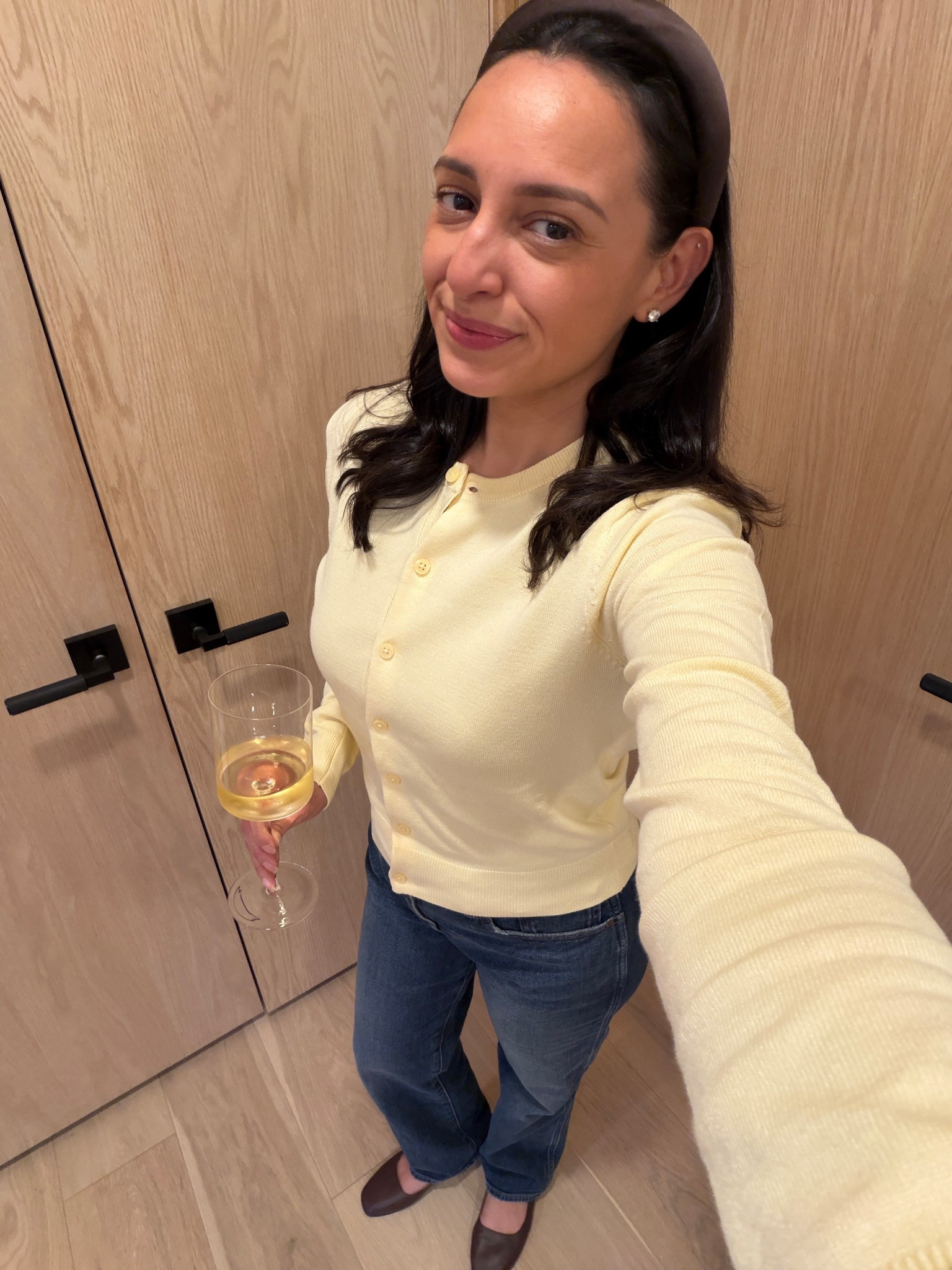 Easter outfit 
Spring outfit idea 
Madewell jeans / 26 short 
Cardi - xs 

#LTKootd #LTKSaleAlert #LTKPetite