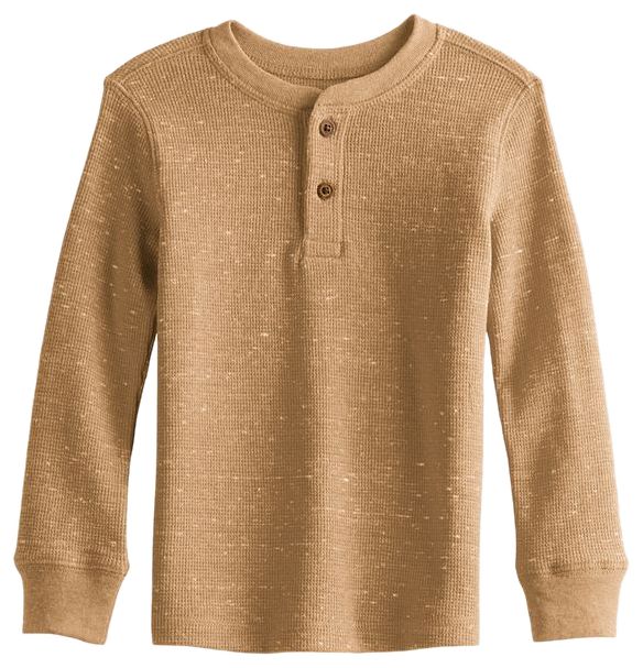 Baby & Toddler Boy Jumping Beans® Long Sleeve Thermal Henley | Kohl's