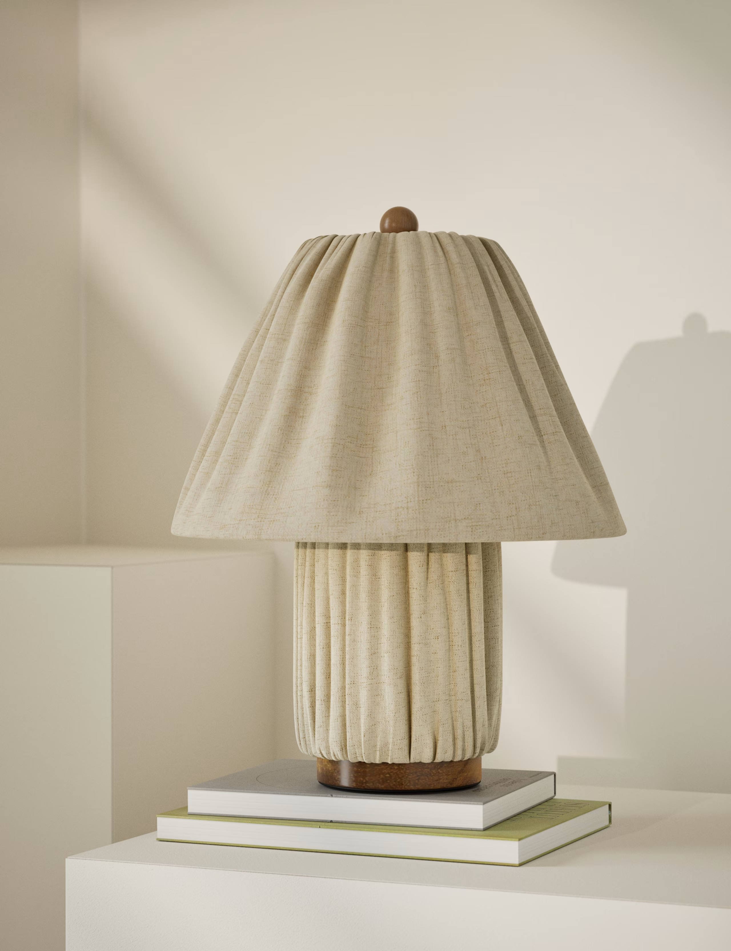 Soft Pleated Fabric Table Lamp | Marks & Spencer (UK)