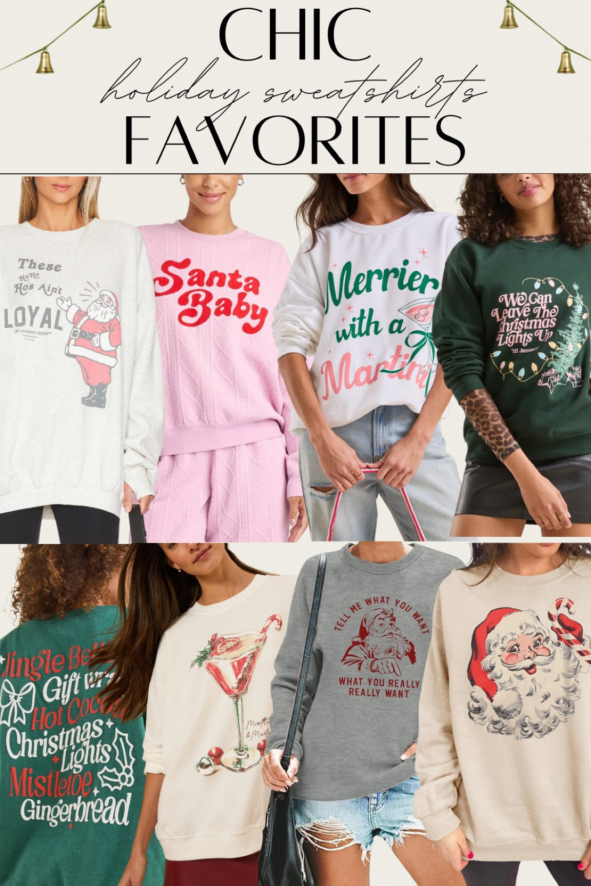 Holiday sweatshirts! A lot are available for 2 day shipping 

#LTKHoliday