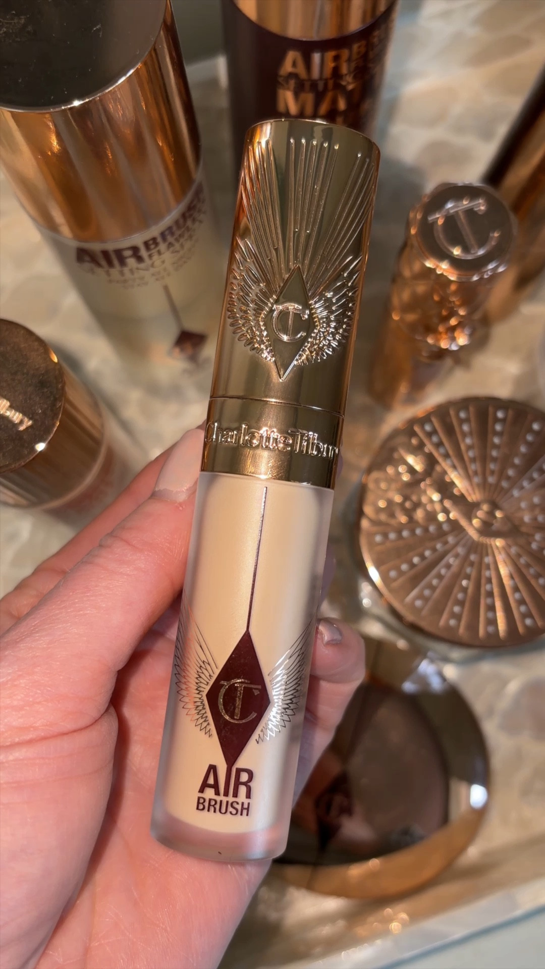 Use code CT-SOC2DCOKDFB for 15% off your first Charlotte Tilbury order AD-affiliate ✨ If you love Charlotte Tilbury’s iconic Airbrush Flawless Foundation then I know you will love with the new AIRbrush Flawless Blur Concealer that delivers 24-hour, creaseless wear with a skin-like, ful coverage finish. Use the iconic diamond shaped applicator to micro-dot for a flawless blurred effect, or swipe for seamless full coverage. Powered by skin loving Phytoyouth Essence, this formula helps blur, smooth, and hydrate plus it comes in an impressive 34 shades! AD-gifted

#LTKbeauty #LTKluxury #LTKuk