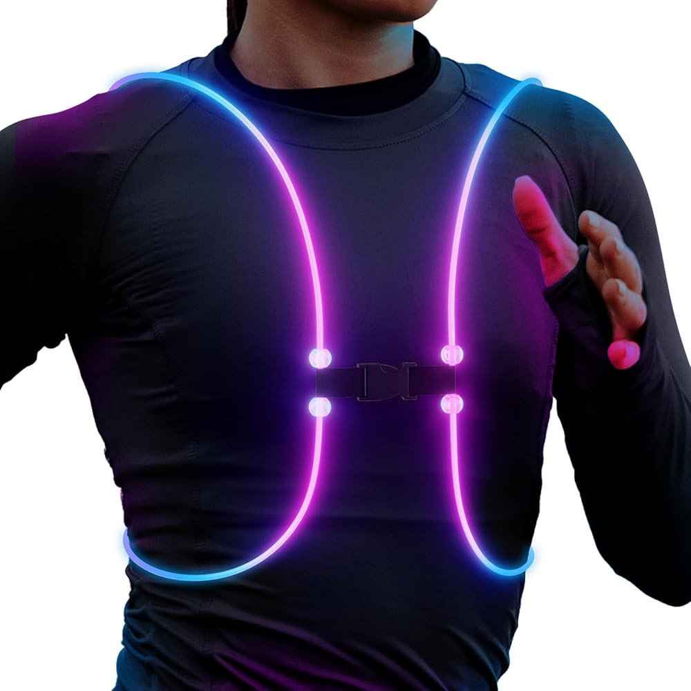 Running Lights For Runners, Reflective Running Vest, Reflective Running Gear Walking Vest For Wom... | Amazon (US)