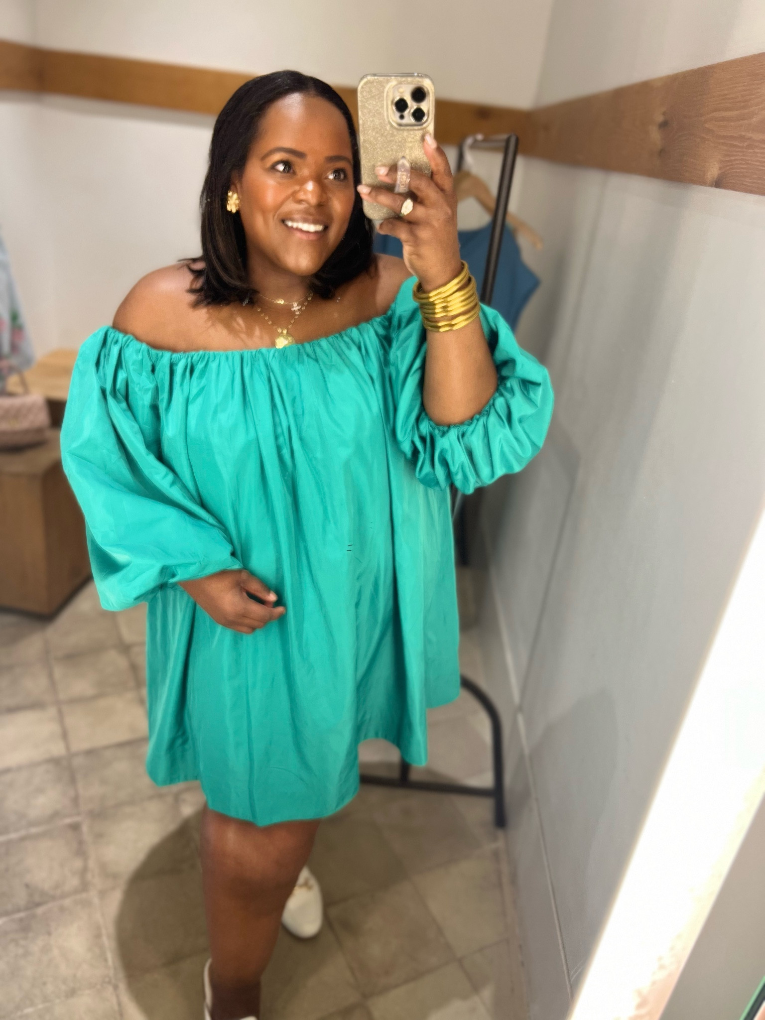 Gorgeous green dress from Anthropologie 🤩 wearing the xl. 

#LTKwedding #LTKparties #LTKstyletip