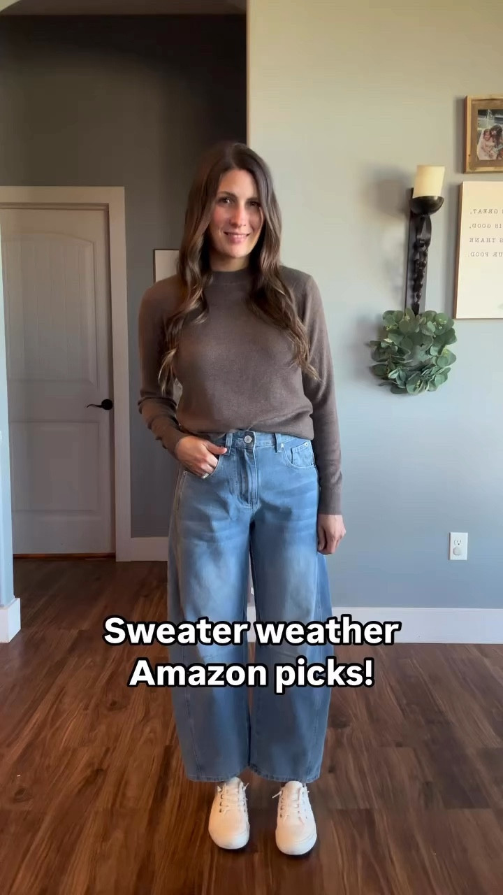 Sweater weather pick! 
#fall #fallstyle #fallfashion

The 2-fer literally feels like cashmere 🫠

#LTKStyleTip #LTKFindsUnder50 #LTKSeasonal