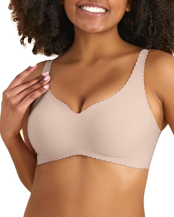 Niidor Seamless Bra for Women Wireless Bra Comfortable Everyday Bra Bralettes with Thin Soft Brea... | Amazon (US)