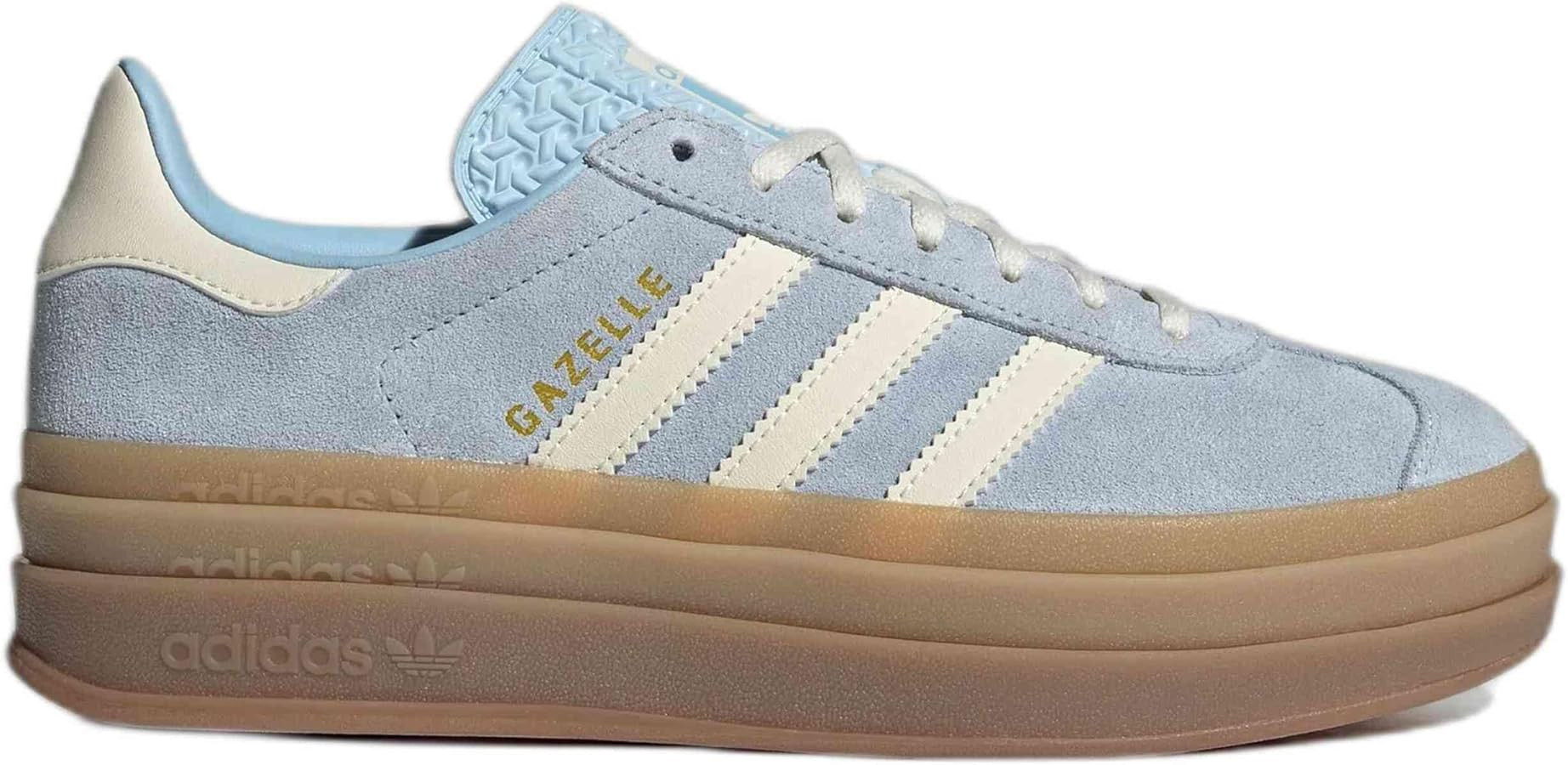 adidas Gazelle Bold Womens Sneaker (Clear Sky Blue Cream, 7) | Amazon (US)