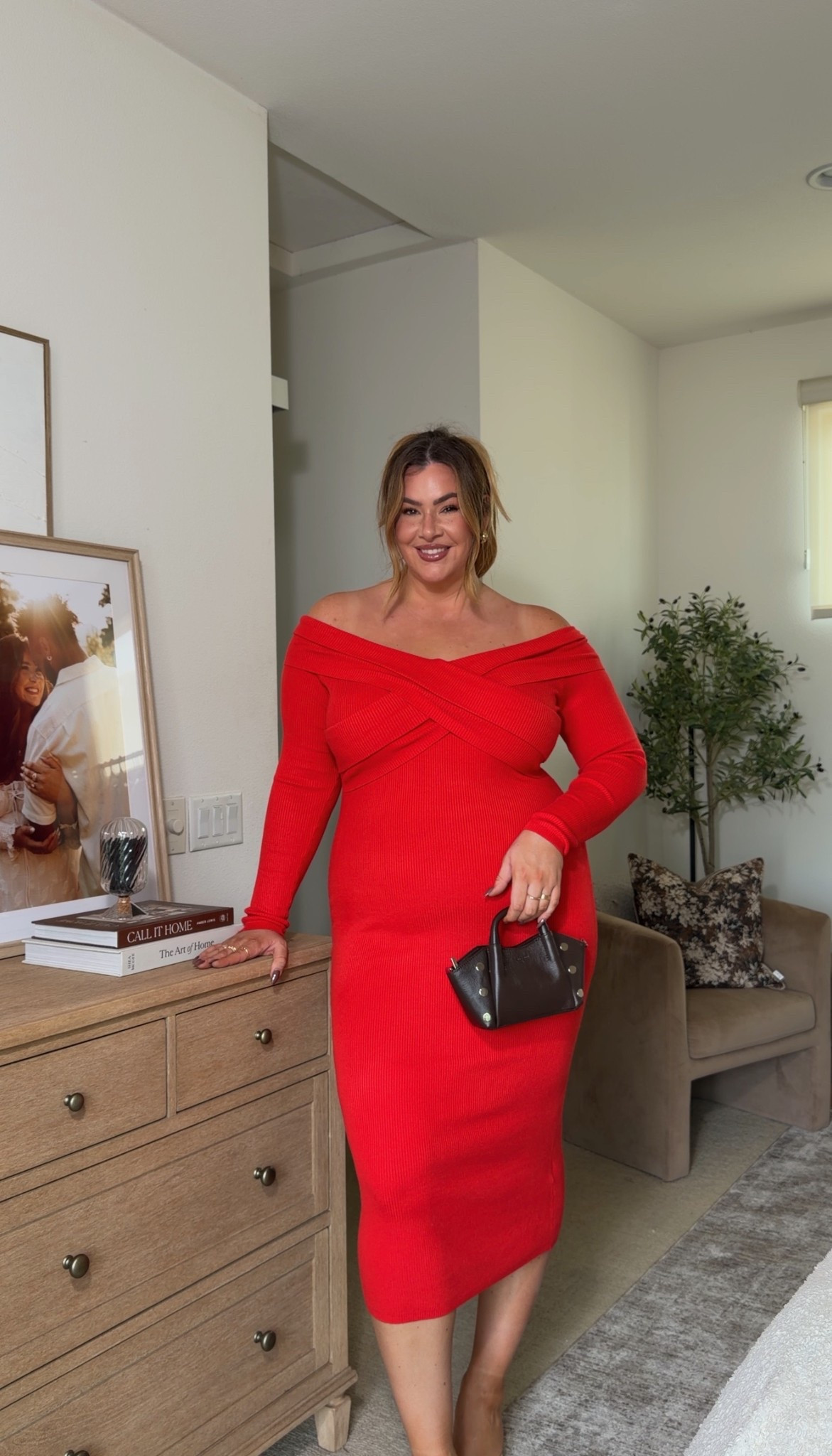 chic valentine’s day outfit inspo ♥️
from express & im wearing an xl!

it comes in black also if you want it for another occasion. would be a super cute wedding guest dress 🙌🏼 

long sleeves dress, date night dress, curvy girl outfits, winter dress, Vanessa Etheridge

#LTKWedding #LTKMidsize #LTKValentine