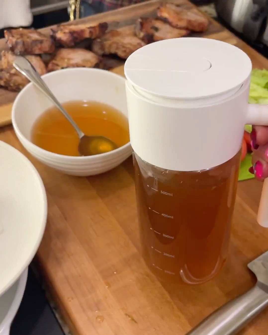 POV: Vietnamese food and cooking with Asian flavors is a staple in your home kitchen. 

Now you keep fish sauce in a pourable oil and/or vinegar container. This one comes with an easy to clean glass bottle and yields a neat pour with no-drip spout. 

Related: food lover foodie gift ideas home chef cook Asian food family meals

#LTKHome #LTKFindsUnder50