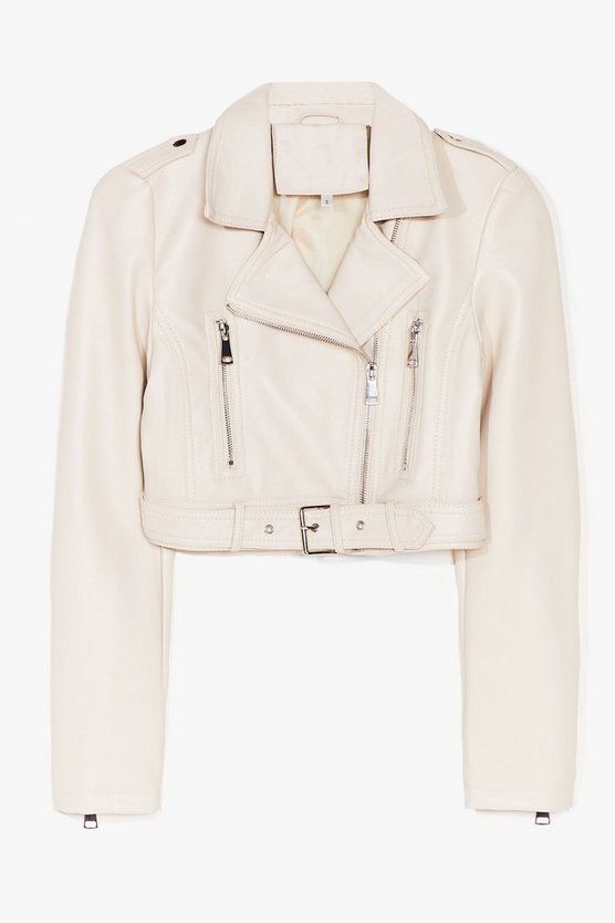 Part Time Rocker Cropped Faux Leather Jacket | NastyGal (US & CA)