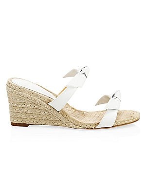 Clarita Braided Espadrille Wedge Mules | Saks Fifth Avenue