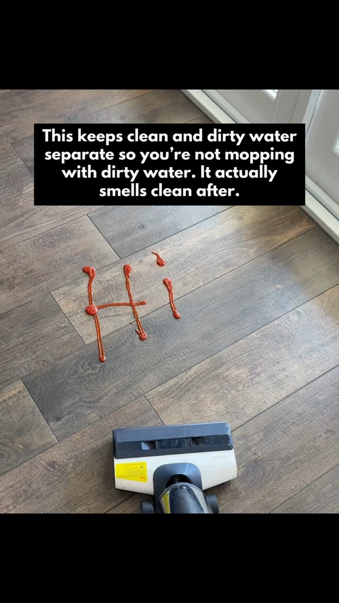 This keeps clean and dirty water separate so you’re not mopping with dirty water. It actually smells clean after.

#LTKFindsUnder100 #LTKHome