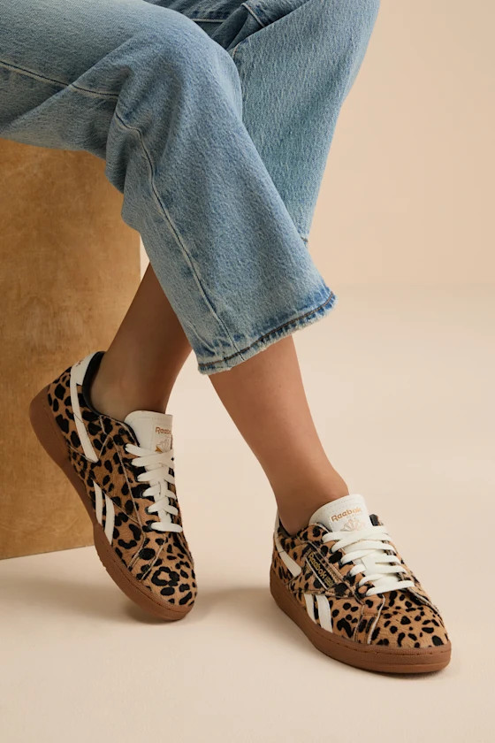 Club C Grounds UK Cheetah Pony Hair Sneakers | Lulus
