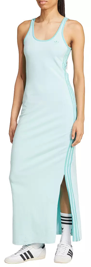 adidas Originals Women's Adicolor 3-Stripes Tank Maxi Dress | DICK'S Sporting Goods