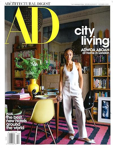AD MAGAZINE (USA) - OCTOBER 2023 - ADWOA ABOAH (COVER) AT HOME IN LONDON - CITY LIVING | Amazon (US)