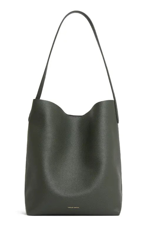 Mansur Gavriel Everyday Cabas Leather Hobo Bag in Seaweed at Nordstrom | Nordstrom