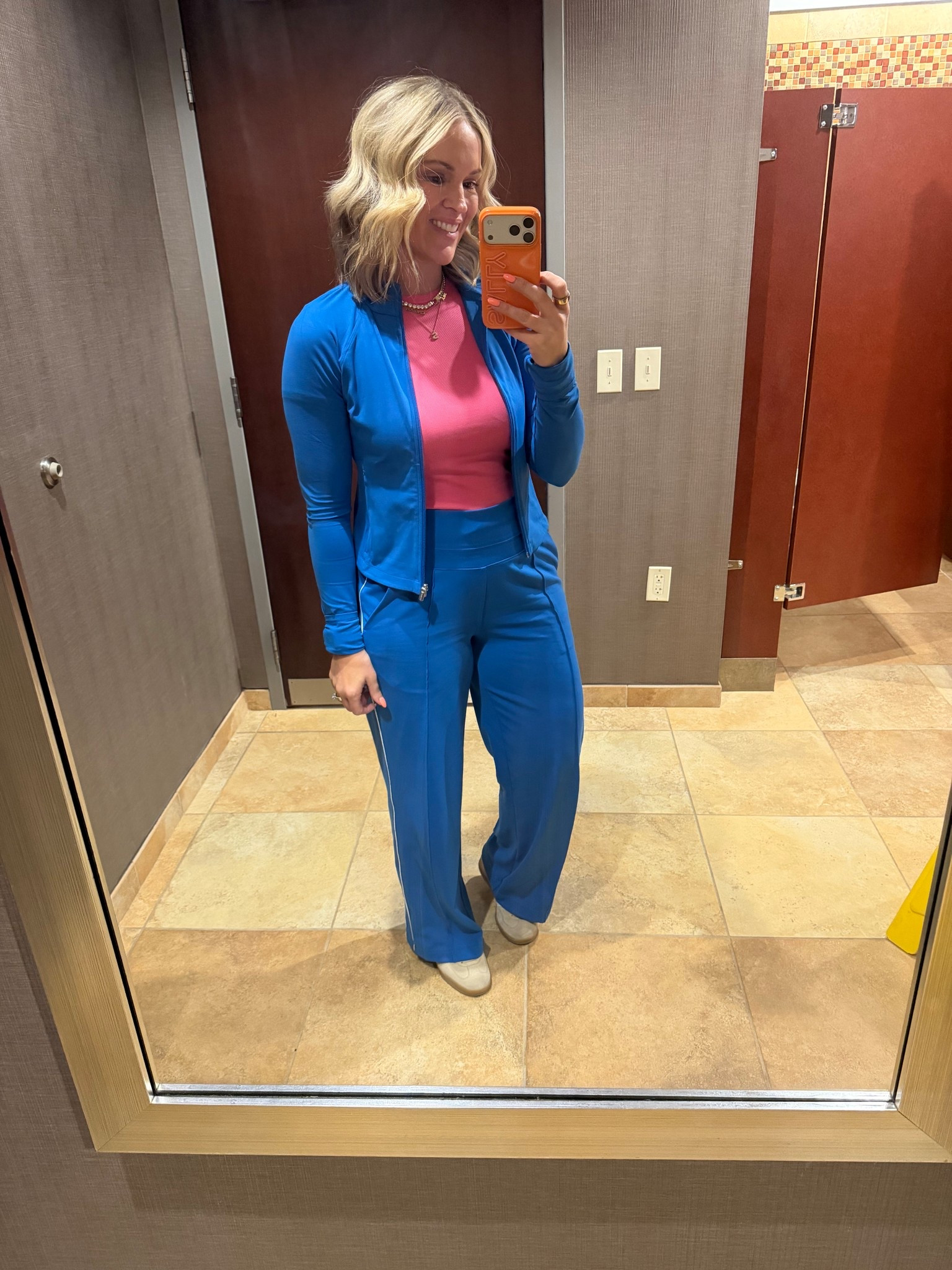 Pink & Blue 🌷🌷🌷!!! #hocspring 
M- jacket 
Small
Pink top
M pants 

#LTKSpringSale #LTKdayinmylife #LTKgrwm