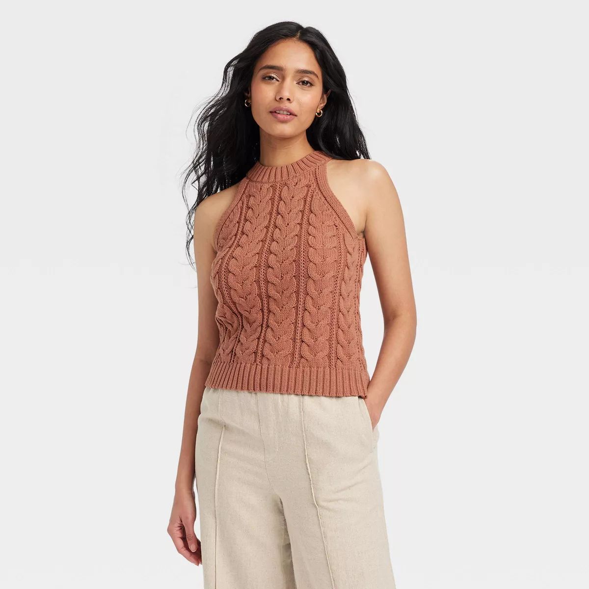 Women's Halter Neck Pullover Sweater - A New Day™ | Target