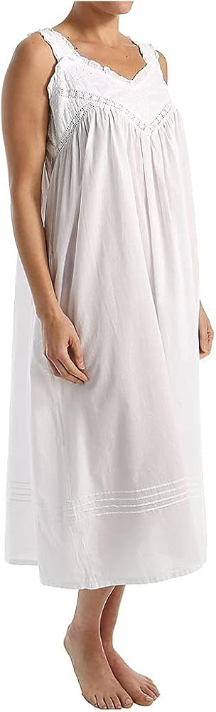 LA CERA Womens Cotton Nightgown Summer Nightgowns for Women 100% Cotton Chemise | Amazon (US)