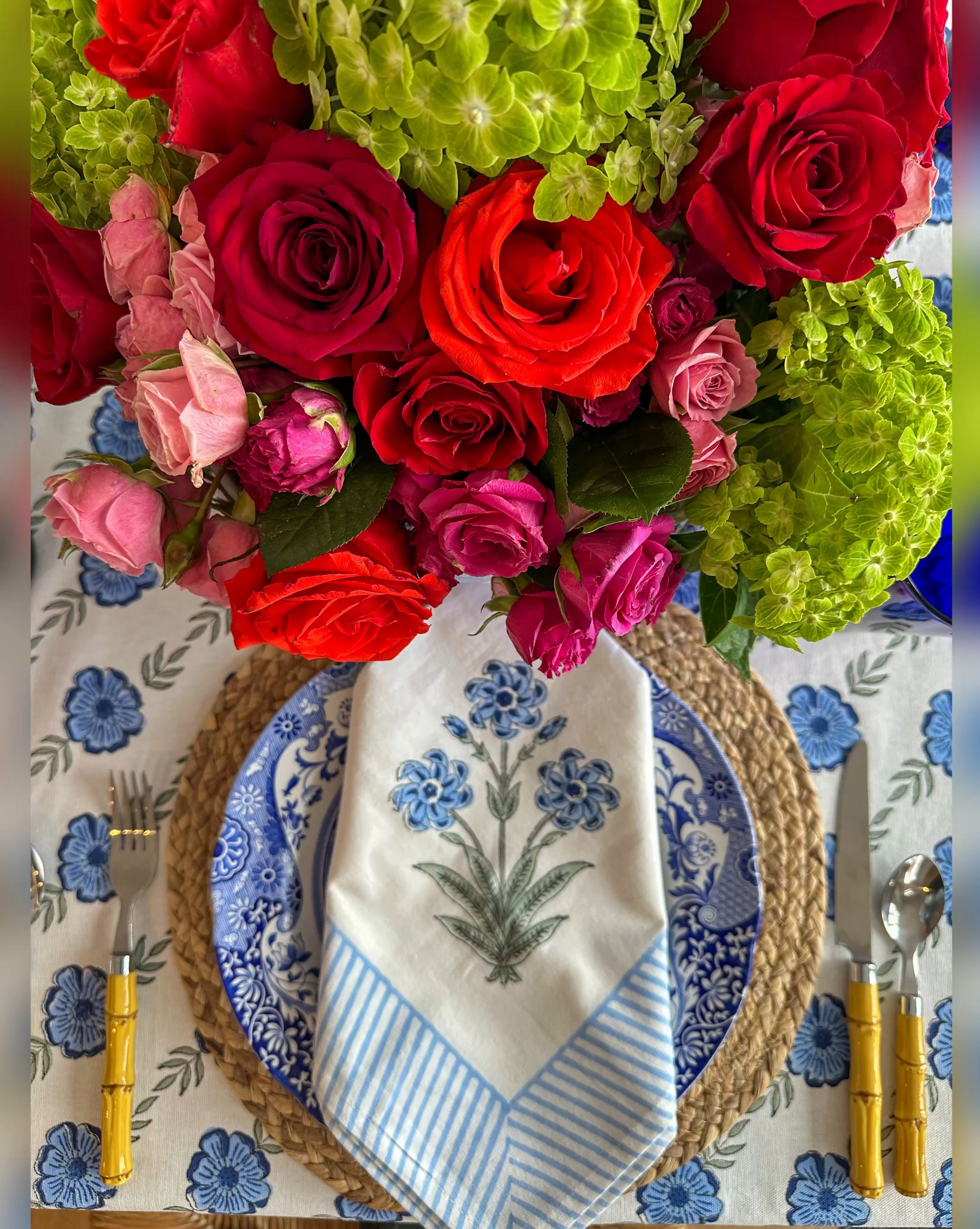I have a lot of table linens, but this new tablecloth and pretty napkins are some of my new favorites! They are so bright and beautifully made. They came in a lovely package and I know I will use them a bunch!

#LTKWatchNow #LTKHome #LTKParties