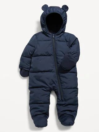 Unisex Water-Resistant Frost Free Puffer Snowsuit for Baby | Old Navy (US)