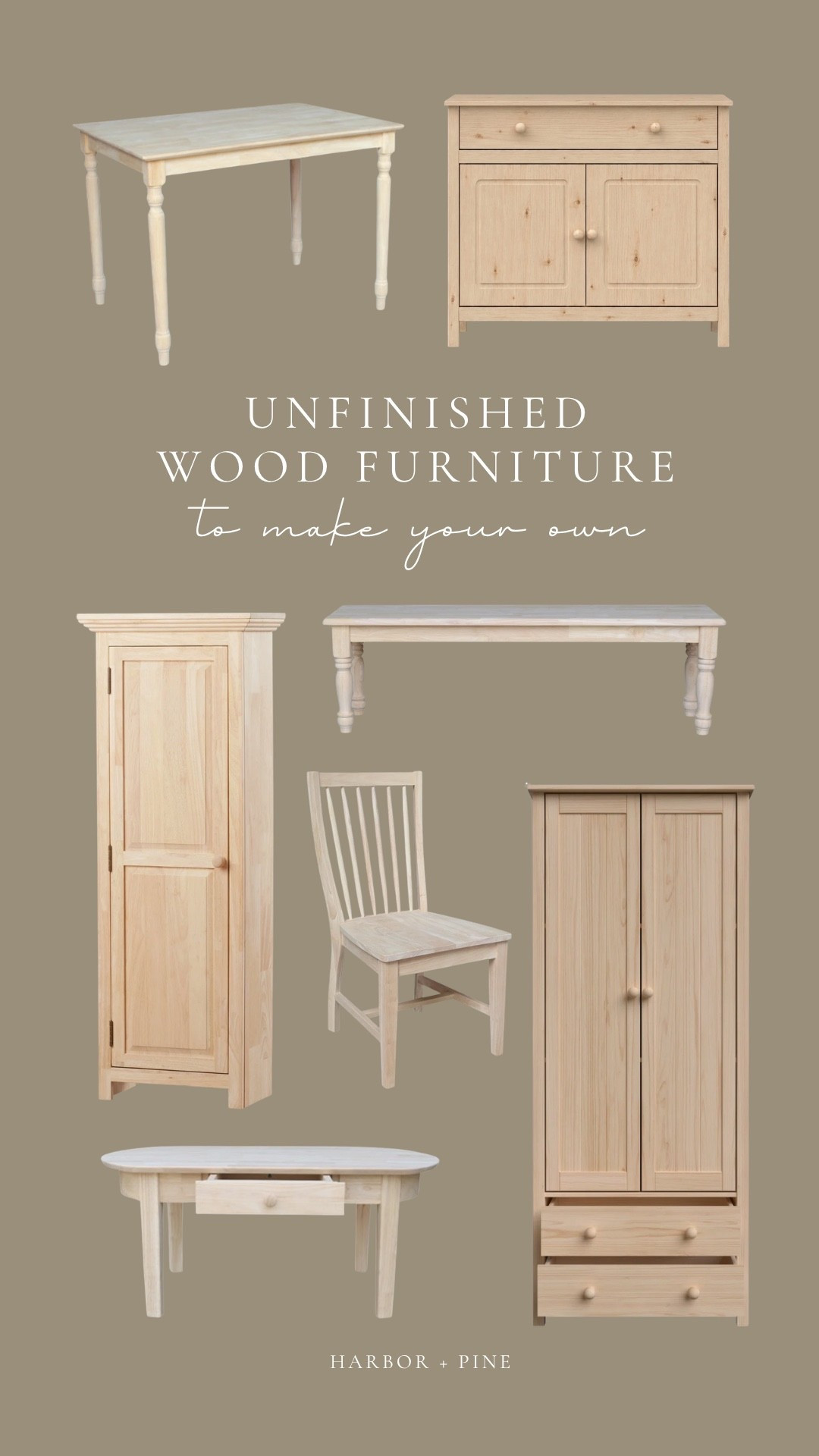 #Ad Unfinished furniture finds you can make your own 🤍 I rounded up some of my favorite pieces from @wayfair that are perfect for painting, staining, or customizing to fit your space!

@Wayfair #Wayfair, #WayfairPartner @Shop.LTK #liketkit

#LTKHome #LTKSaleAlert
