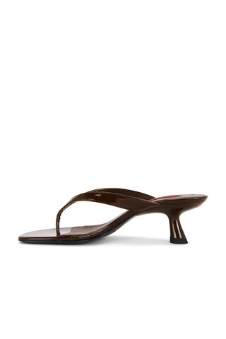 SIMONMILLER Beep Thong Sandal in Chocolate from Revolve.com | Revolve Clothing (Global)