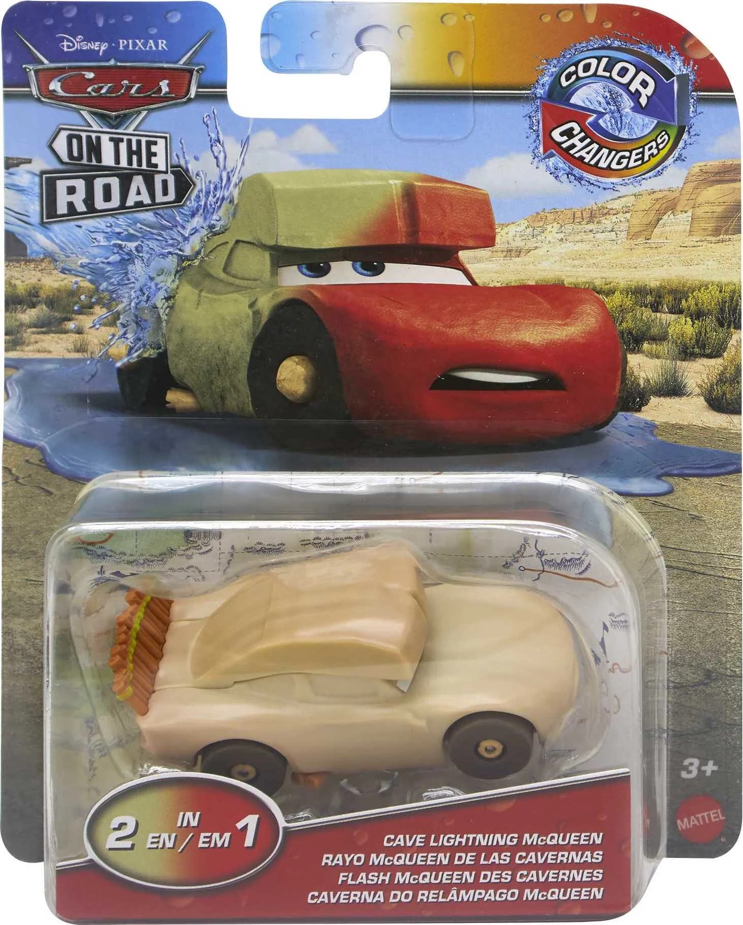 Disney Pixar Cars On The Road Color Changers Cave Lightning McQueen Toy Car in 1:55 Scale | Walmart (US)
