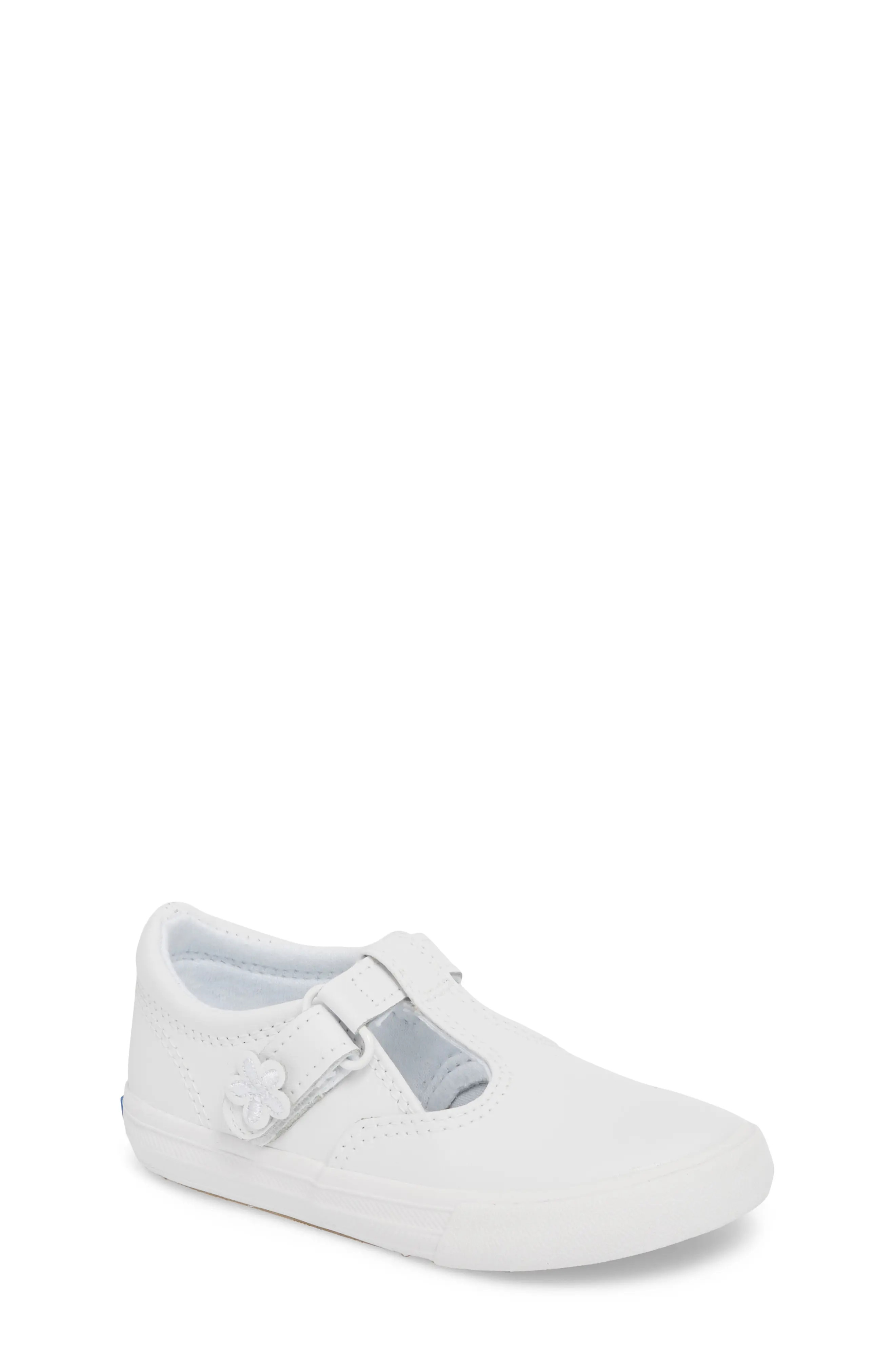 Infant Girl's Keds Daphne T-Strap Sneaker, Size 4 M - White | Nordstrom