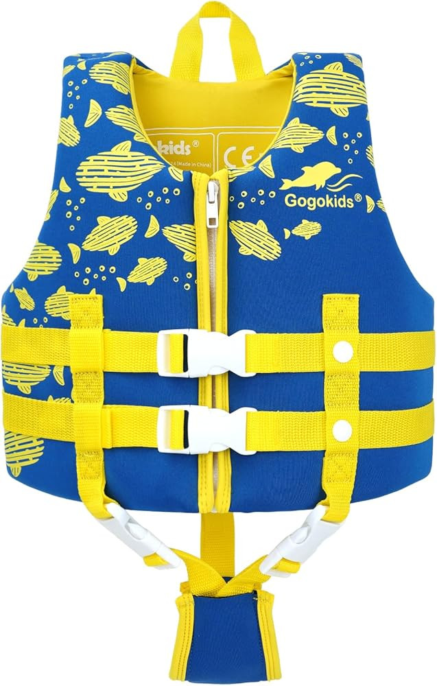 Gogokids Toddler Swim Vest, Kids Floaties – Boys & Girls Buoyancy Jacket, Swimming Aid for Pool... | Amazon (US)