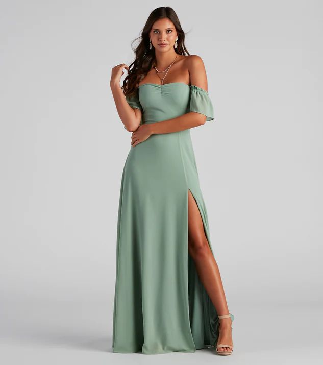 Izzy Formal Off The Shoulder Dress | Windsor Stores