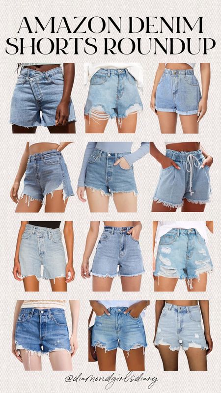 Amazon Denim Roundup | Amazon Shorts | Amazon Denim Shorts | Look for Less | Distressed Shorts 

#LTKfindsunder50 #LTKfindsunder100 #LTKstyletip
