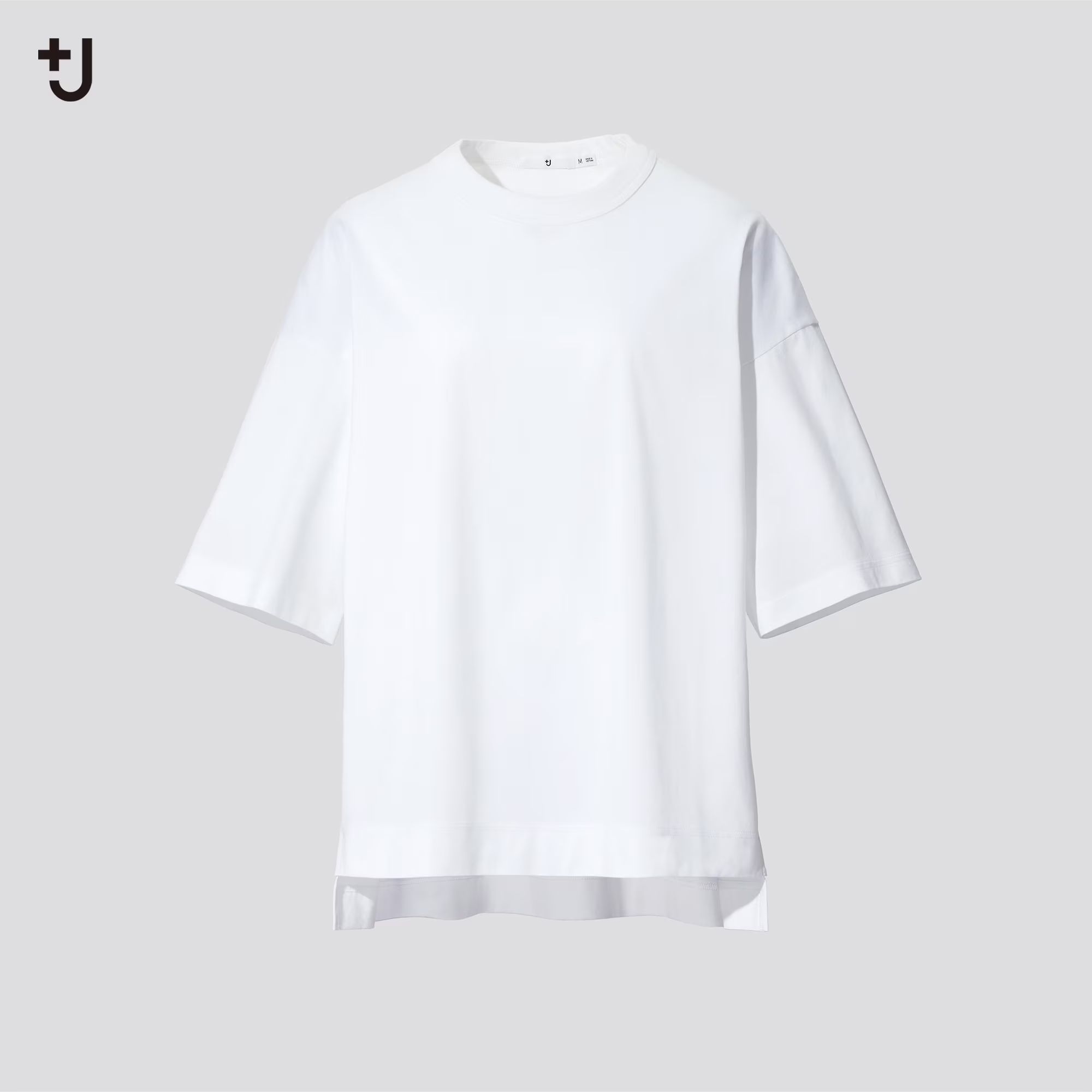 Women +J Supima Cotton Loose Fit Half Sleeved T-Shirt  (12) | UNIQLO (UK)