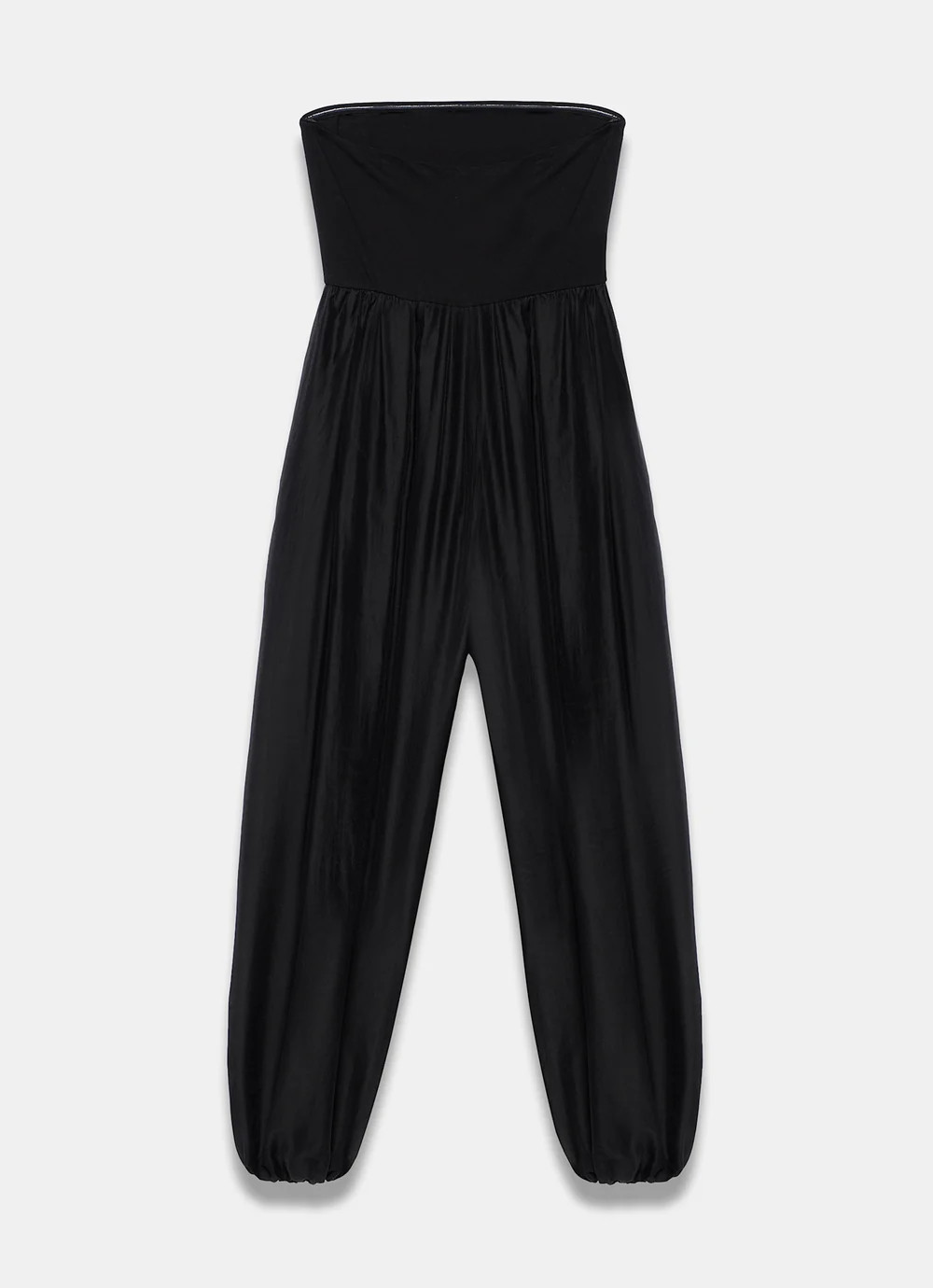 Black Bandeau Balloon Jumpsuit | Mint Velvet