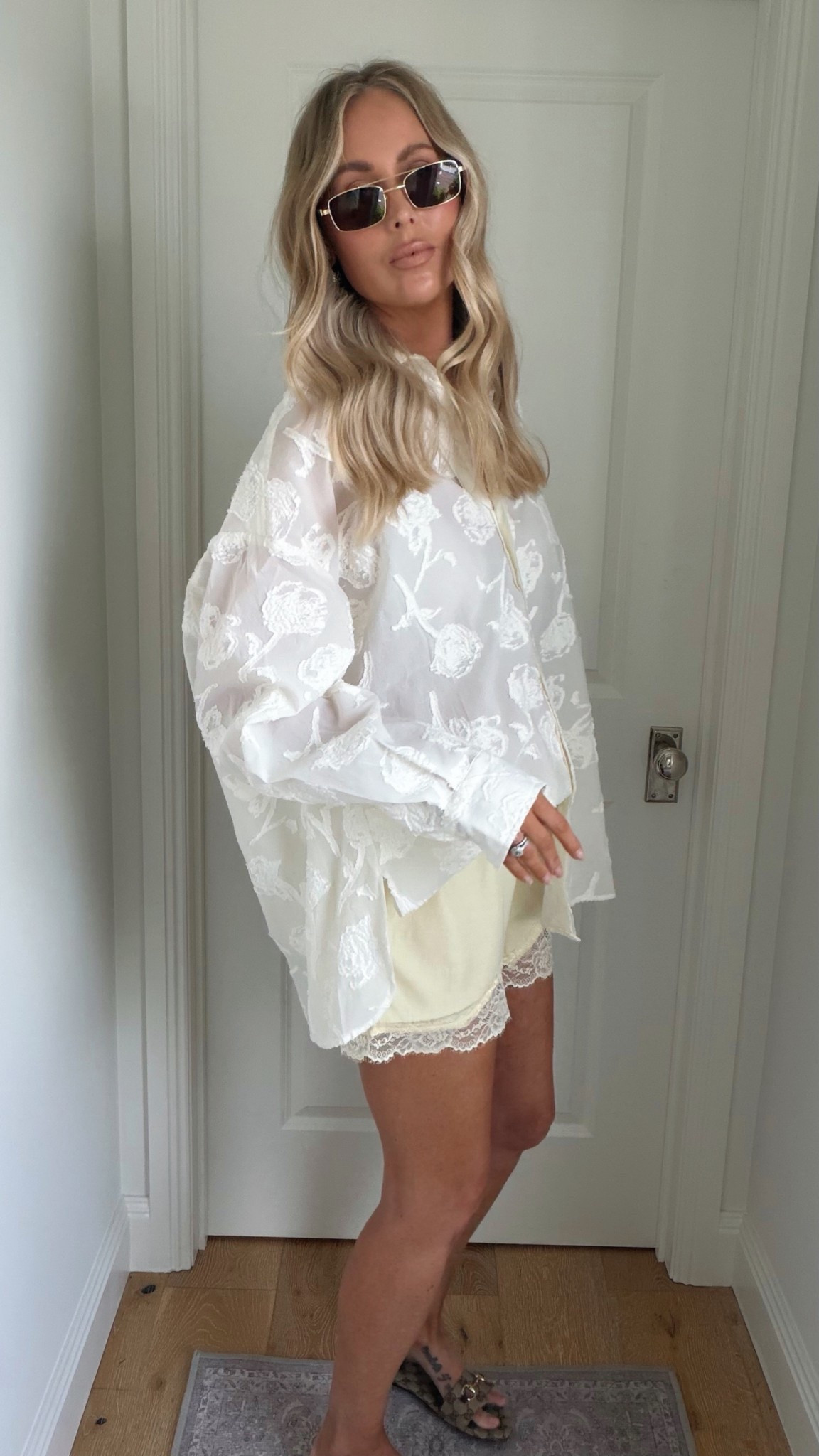 This shirt honestly makes me so happy. So beautiful, so feminine, so summery! 

Wearing a size 10 for an oversized fit. Sizing is super generous. Size down 1-2 sizes if you don’t love an oversized look. 

#LTKsummer #LTKpartywear #LTKaustralia