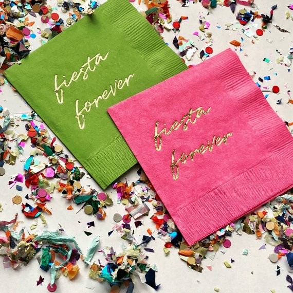 Fiesta Forever Napkins, Fiesta Napkins, Cinco de Mayo Napkins, Fiesta Party Theme Napkins, Birthday  | Etsy (US)