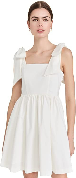 endless rose Women's Bowed Baby Doll Mini Dress | Amazon (US)