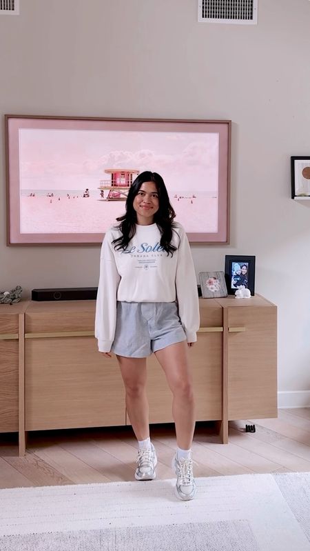 Spring styling - boxer shorts! Hot spring trend and I’m sharing 4 easy casual looks to try this spring! These boxer shorts are from free people, wearing an XS. Comes in a bunch of colors! 

#LTKstyletip #LTKSeasonal #LTKfindsunder50