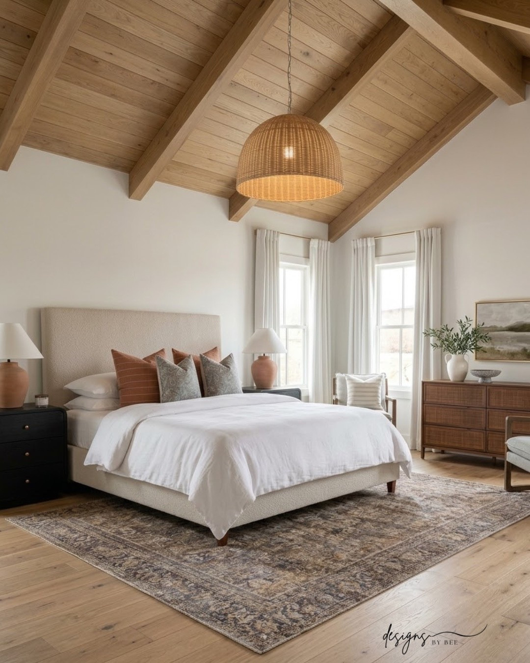 #ModernTraditional #OrganicModern #StudioMcGeeStyle #BedroomInspo #InteriorStyling #PrimaryBedroom #CoastalGrandmillennial #NeutralHome #WarmMinimalism #MoodBoardDesign #HomeDecorInspo #DesignsByBee