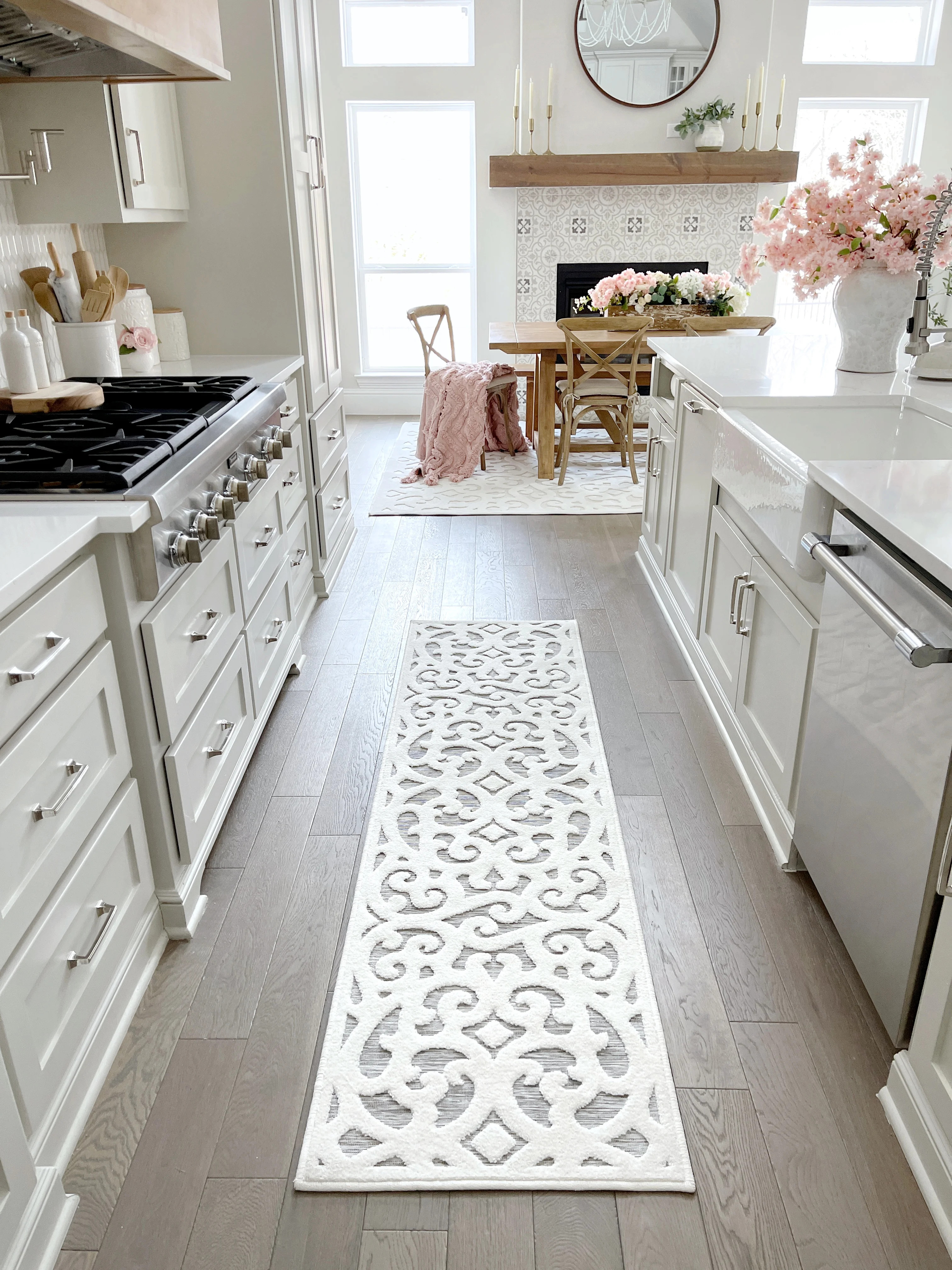 My Texas House Irongate Rug, Natural Gray, 1'11" x 7'6" - Walmart.com | Walmart (US)