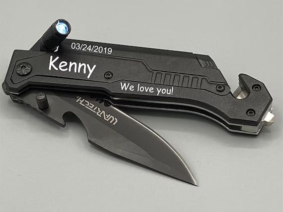 Custom Gift for Men Boyfriend Gift Mens Gift Personalized Engraved Knife Men Gift For Husband, Pe... | Etsy (US)