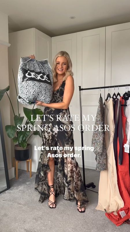 ASOS Spring, New in Season, Spring Picks, Spring Dresses, Leopard Print Dress, Rate my ASOS order, Maxi Dress, Tie Top, Jumpsuit 

#LTKSeasonal #LTKeurope #LTKstyletip