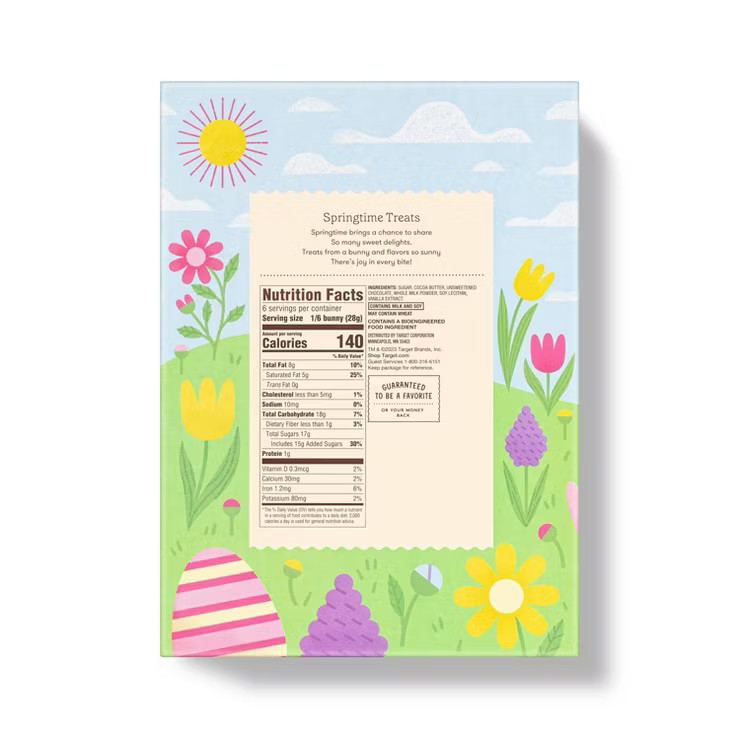 Easter Large Sitting Milk Chocolate Bunny - 6oz - Favorite Day™ | Target