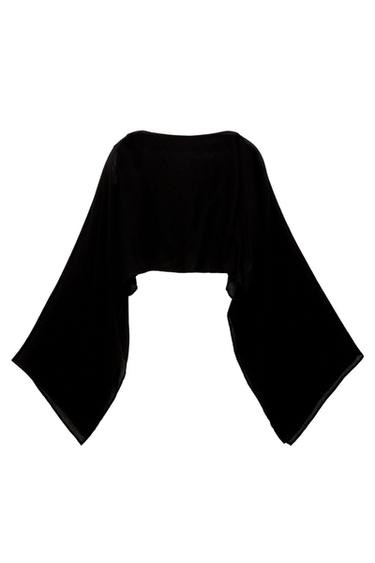 Long sleeve cropped cape | PULL and BEAR UK