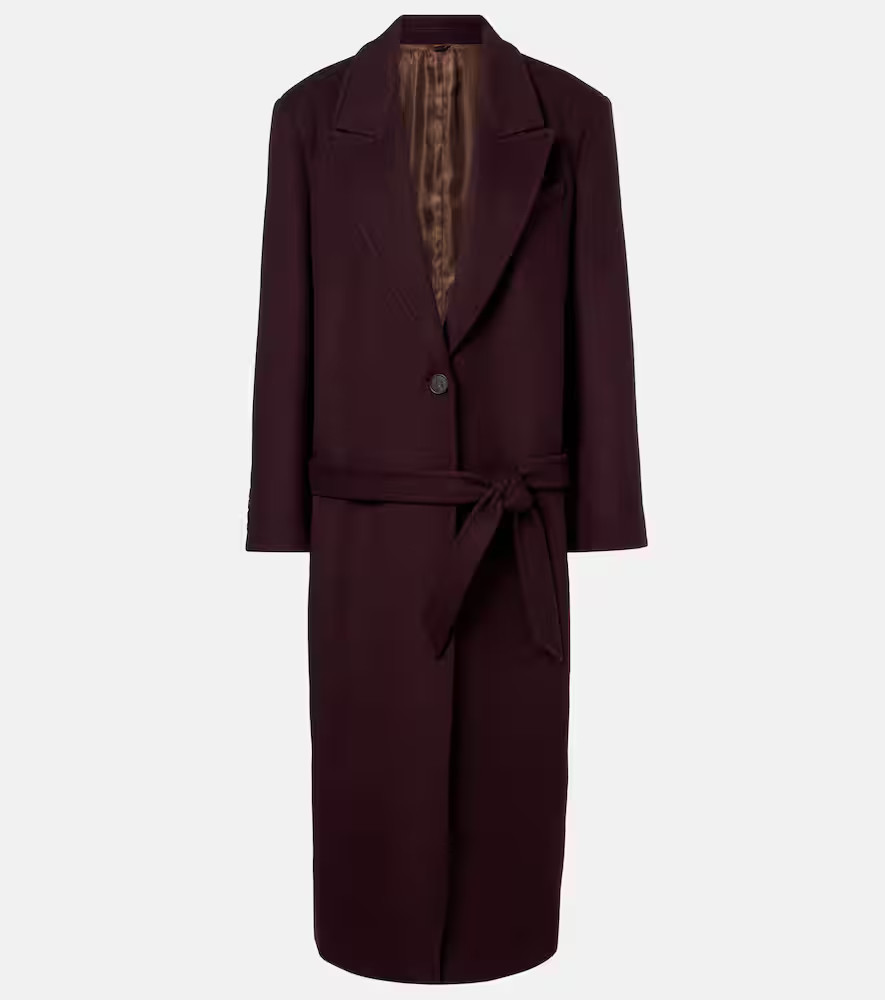 The Attico Wool-blend twill coat | Mytheresa (US/CA)