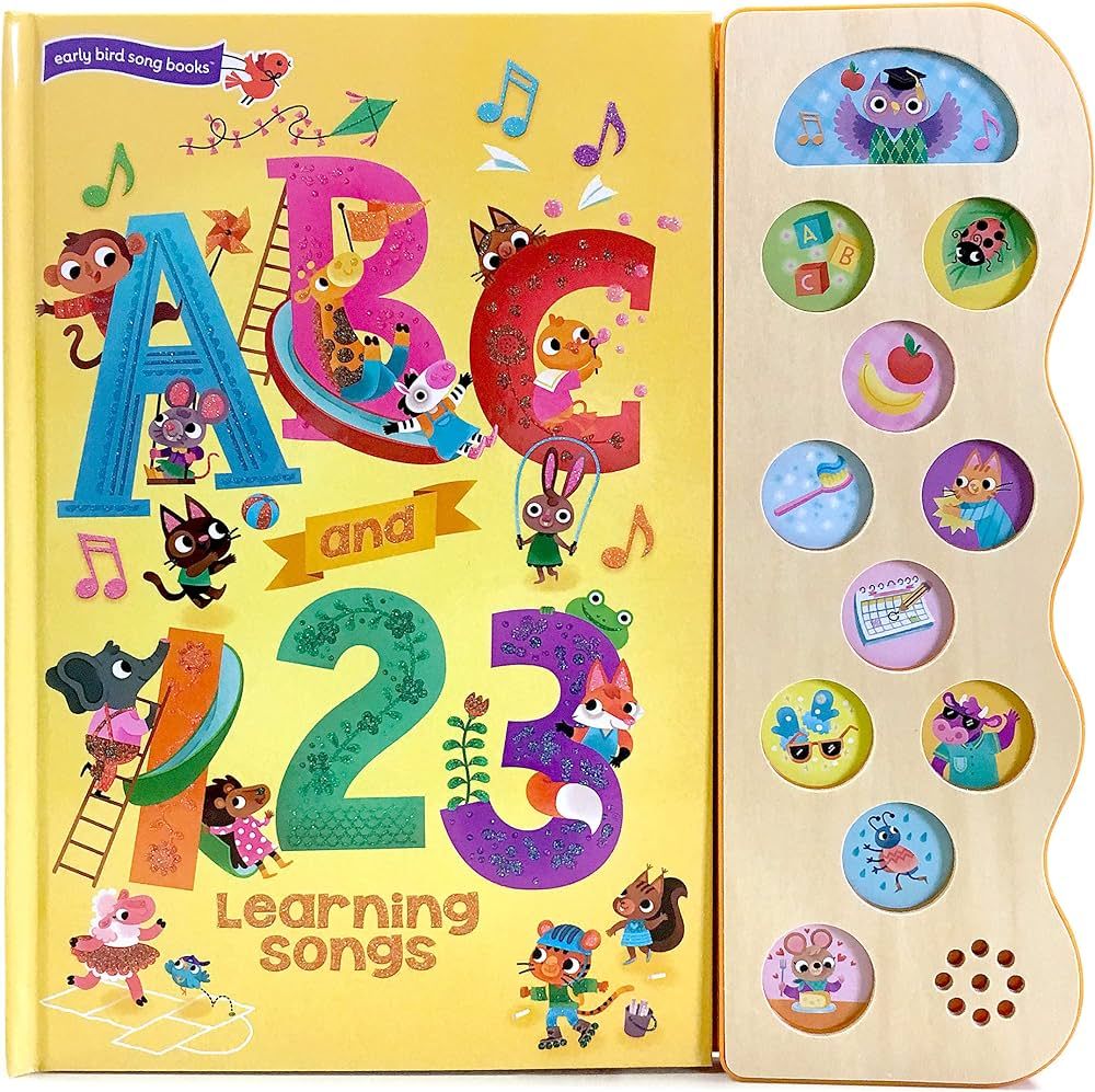 ABC & 123 Learning Songs: Interactive Children's Sound Book (11 Button Sound) (Early Bird Song Bo... | Amazon (US)