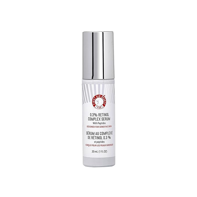 First Aid Beauty - 0.3% Retinol Complex Serum with Peptides, Designed for Sensitive Skin, Helps V... | Amazon (US)